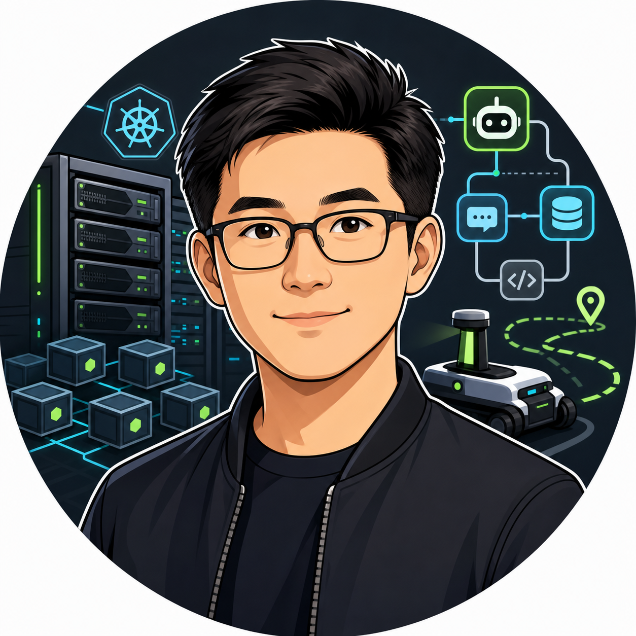Illustrated profile of Benson.O